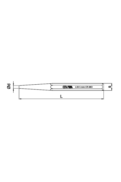 Ceta Form L30-5 5x120mm Konik Pim Zımba - Thumbnail