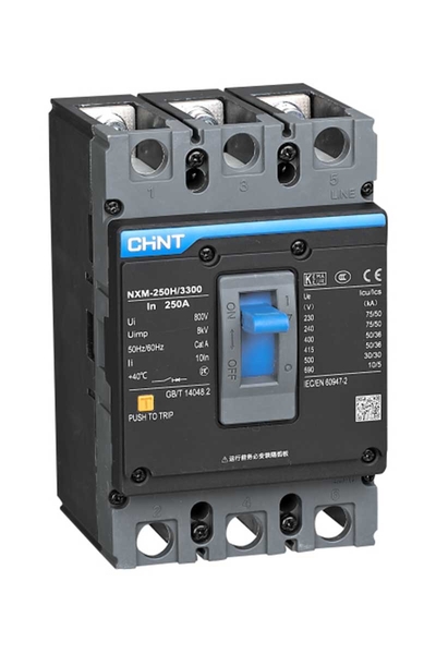 Chint - Chint 131374 NXM-630S/3300 3x500A 50kA Sabit Kompakt Şalter Chint - Chint 131374 NXM-630S/3300 3x500A 50kA Sabit Kompakt Şalter
