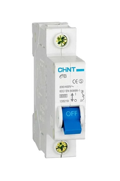 Chint - Chint 186414 eB Serisi 1P 4,5kA C Tipi 4A Otomatik Sigorta