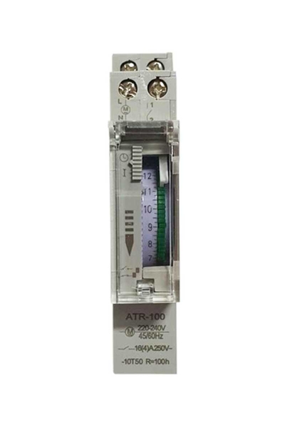 Chint - Chint 500846 ATR-100 Günlük Analog Zaman Saati Chint 500846 ATR-100 Günlük Analog Zaman Saati - Thumbnail