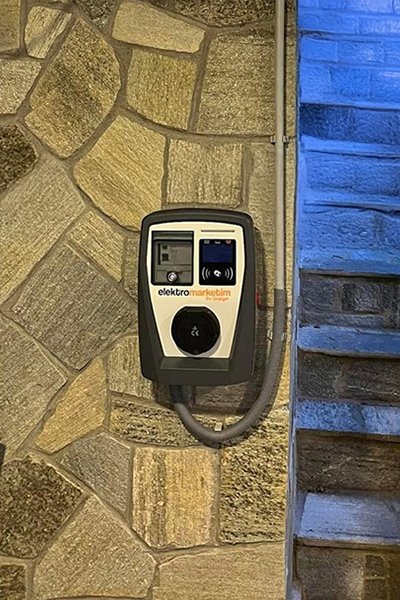 Elektromarketim EMEV 22kW 3 Faz 32A Tip 2 Soketli Elektrikli Araç Şarj İstasyonu - Thumbnail