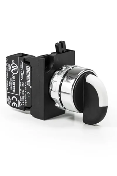 Emas - Emas CM100S20 1NA 0-1 Seçici Siyah Kumanda Butonu