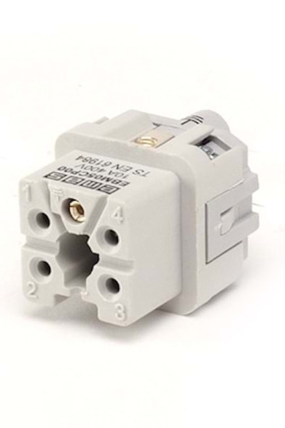 Emas - Emas EB005CP00 5 Kontaklı 10A Çekirdek Fiş Emas - Emas EB005CP00 5 Kontaklı 10A Çekirdek Fiş