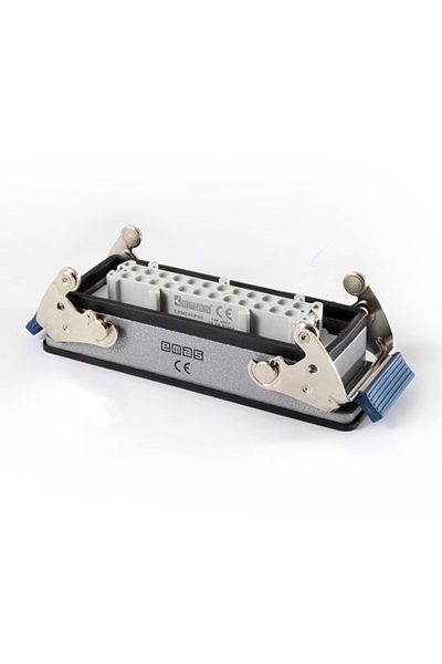Emas - Emas EBM24PM47 16A 24 Kontaklı Metal Alttan Giriş Makine Prizi Emas - Emas EBM24PM47 16A 24 Kontaklı Metal Alttan Giriş Makine Prizi