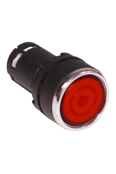 Emas - Emas MB200FK 1NK Kırmızı Kalıcı Yaylı Kumanda Butonu Emas - Emas MB200FK 1NK Kırmızı Kalıcı Yaylı Kumanda Butonu