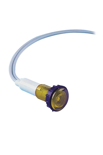 Emas - Emas S100LS2 24V AC/DC 10mm Sarı Led Sinyal Lambası