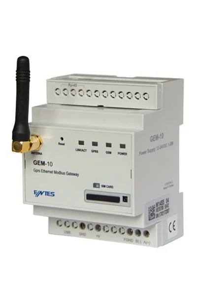 Entes - Entes GEM-10 GPRS Ethernet Modbus Gateway Modem Entes - Entes GEM-10 GPRS Ethernet Modbus Gateway Modem