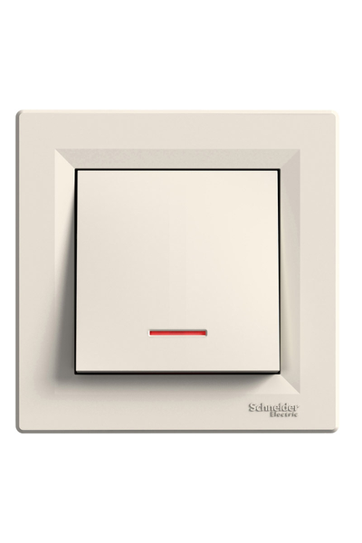 Schneider Electric - EPH1400123 EPH1400123 Asfora Krem Çerçeveli Vidasız Işıklı Anahtar Schneider Electric - EPH1400123 EPH1400123 Asfora Krem Çerçeveli Vidasız Işıklı Anahtar