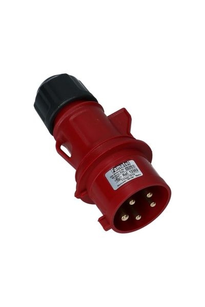 Famatel 13303 5x32A 400V IP54 SpeedPRO Seyyar Düz Fiş - Thumbnail
