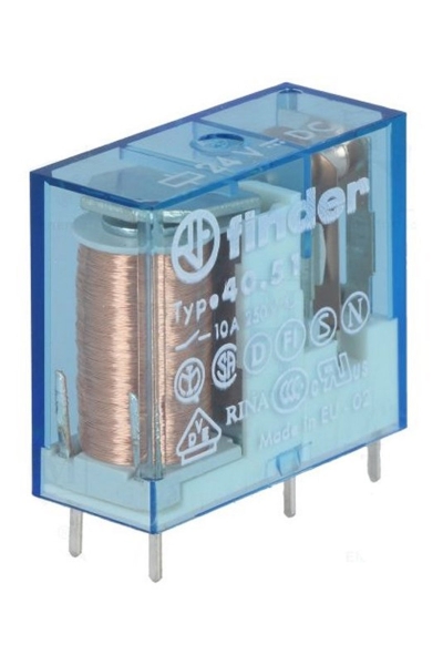 Finder - Finder 40.51.7.048.0000 1CO 10A 48V DC Minyatür Pcb Röle Finder - Finder 40.51.7.048.0000 1CO 10A 48V DC Minyatür Pcb Röle