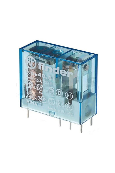 Finder - Finder 40.61.9.110.0000 110V DC Minyatür Pcb Röle Finder - Finder 40.61.9.110.0000 110V DC Minyatür Pcb Röle