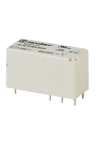 Finder - Finder 41.52.9.024.0010 1CO 12A 24V DC Küçük Profil Elektromekanik Pcb Röle Finder - Finder 41.52.9.024.0010 1CO 12A 24V DC Küçük Profil Elektromekanik Pcb Röle