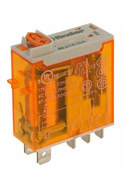 Finder - Finder 46.61.8.024.0054 1CO 16A 24V AC Minyatür Endüstriyel Röle Finder - Finder 46.61.8.024.0054 1CO 16A 24V AC Minyatür Endüstriyel Röle