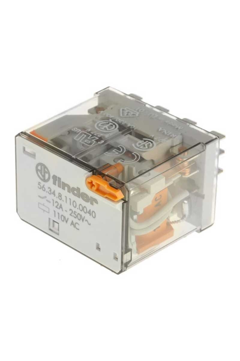  Finder 56.34.8.110.0040 4co 12a 110v Ac Minyatür Güç Rölesi