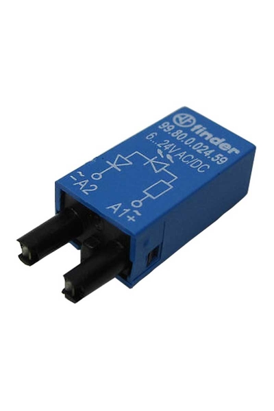 Finder - Finder 99.80.0.024.59 Yeşil Led 6 24V AC DC Modül Finder - Finder 99.80.0.024.59 Yeşil Led 6 24V AC DC Modül