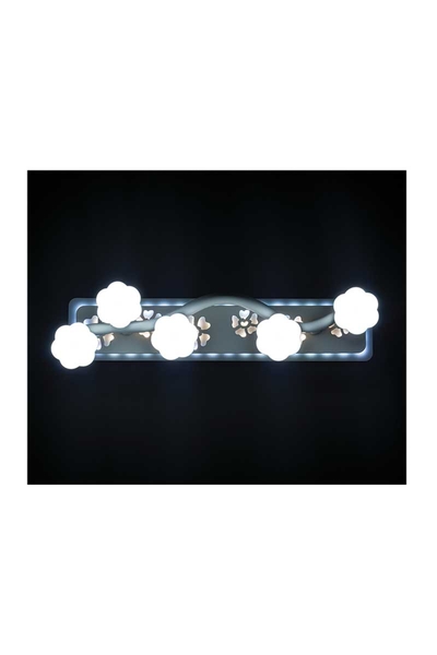 Forlife FL-1898 14W 36cm 4000K Ilık Beyaz Çiçekli Duvar Apliği - Thumbnail