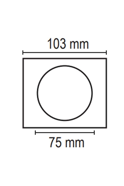 Forlife FL-1940 B Abant Spot Kasası - Thumbnail