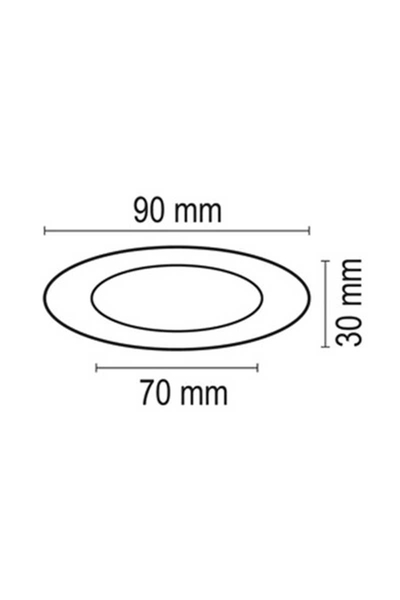 Forlife FL-1948 S Beyaz Siyah Pc Spot Kasası - Thumbnail