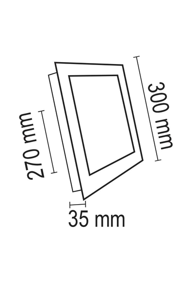 Forlife - Forlife FL-2051 20W 4000K Ilık Beyaz 30x30 Clip-in Alüminyum Led Panel Forlife FL-2051 20W 4000K Ilık Beyaz 30x30 Clip-in Alüminyum Led Panel - Thumbnail