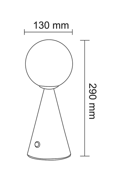 Forlife FL-8063 Tuna Dekoratif Şarjlı Masa Lambası - Thumbnail