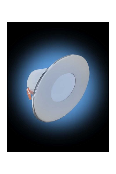 Global K2 KBA809 3W Mavi Yuvarlak Koridor ve Merdiven Duvar Armatürü - Thumbnail