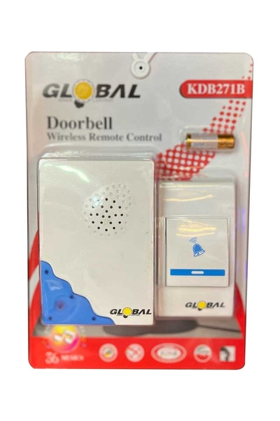 Global K2 KDB271B Uzaktan Kumandalı Zil - Thumbnail