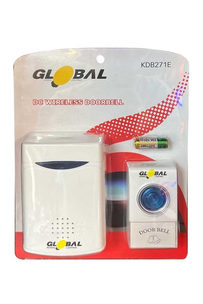 Global K2 KDB271E Uzaktan Kumandalı Kapı Zili - Thumbnail