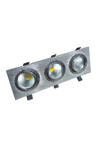 Global - Global K2 KDL341 3x5W 3000K Günışığı Cob Ledli Downlight Armatür Global K2 KDL341 3x5W 3000K Günışığı Cob Ledli Downlight Armatür - Thumbnail