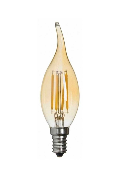 Global - Global K2 KES600 4W E14 2700K Sarı Led Flamanlı Kıvrık Buji Rustik Ampul Global - Global K2 KES600 4W E14 2700K Sarı Led Flamanlı Kıvrık Buji Rustik Ampul