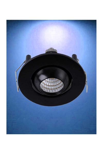 Global K2 KLS519 Mavi 3W Siyah Kasa Yıldız Ledli Spot Armatür - Thumbnail