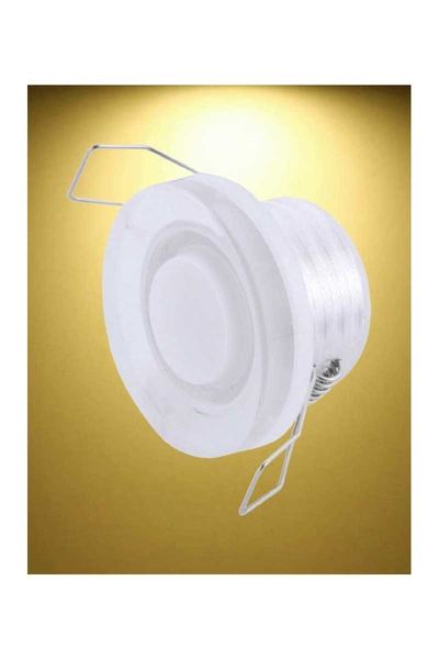 Global K2 KLS524 2700K Sarı 3W Beyaz Kasa Yıldız Ledli Spot Armatür - Thumbnail