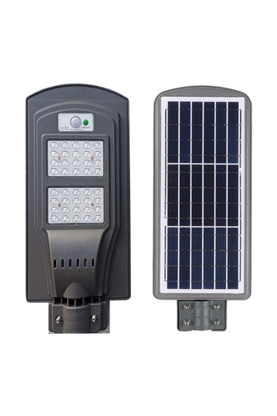 Global K2 KST211 40W 6500K Beyaz Lensli Sensörlü Güneş Enerjili Solar Sokak Armatürü - Thumbnail