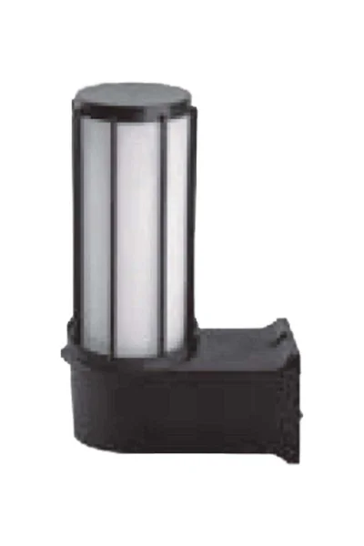 Global - Global KBA760 E27 IP54 ABS Siyah Kafesli Bahçe Duvar Apliği