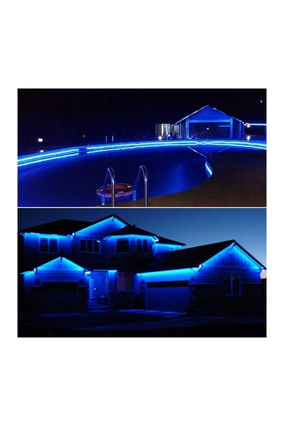 Global - Global K2 KCL002 3528 Mavi Tek Çipli 60 Ledli Silikonlu Dış Mekan Şerit Led Global K2 KCL002 3528 Mavi Tek Çipli 60 Ledli Silikonlu Dış Mekan Şerit Led - Thumbnail