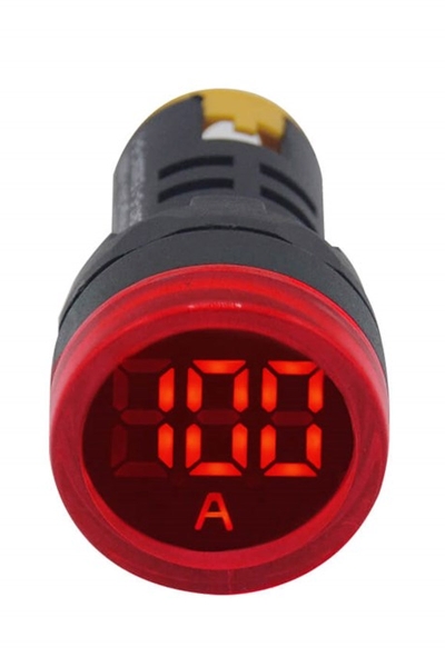 Gwest 22 AS-K 100A Kırmızı AD-116 Serisi Ampermetre - Thumbnail