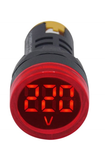 Gwest - Gwest 22 VS-K 24-450V Kırmızı AD-116 Serisi Voltmetre