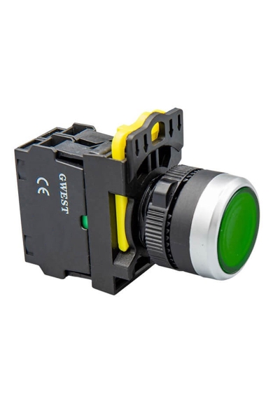 Gwest - Gwest A5-10D-110 1NO Led Işıklı Yaylı Start Buton