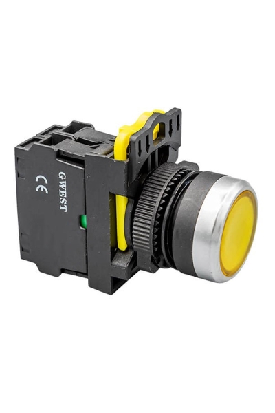 Gwest - Gwest A5-11D 1NO Led Işıklı Yaylı Start Buton