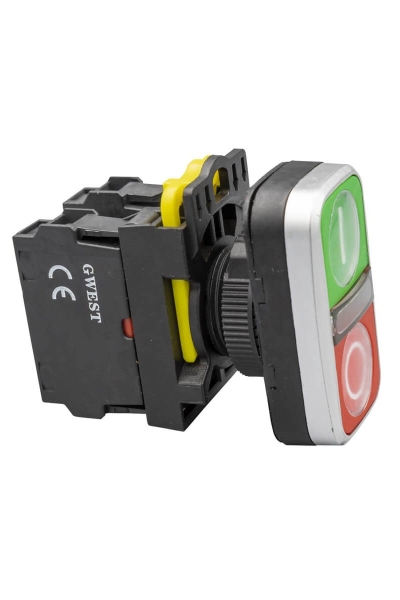 Gwest A5-11R 1NO+1NC İkiz Buton - Thumbnail