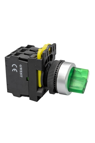 Gwest A5-20XSD-24 2NO 24V Yeşil Led Işıklı Mandal Buton Gwest A5-20XSD-24 2NO 24V Yeşil Led Işıklı Mandal Buton