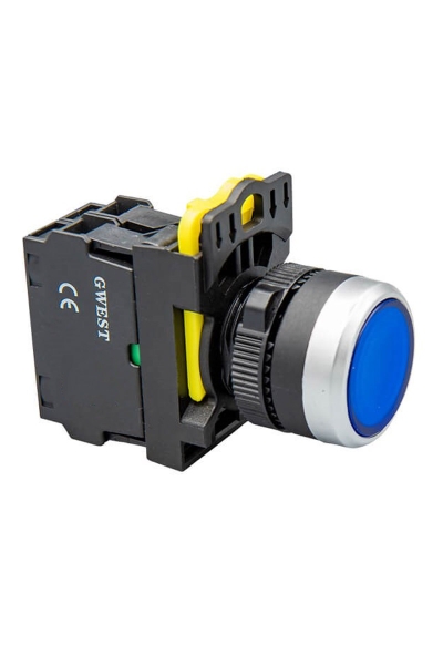Gwest - Gwest A5-21D 1NO Led Işıklı Yaylı Start Buton