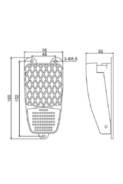 Gwest AP-3 Alüminyum Ayak Pedalı - Thumbnail