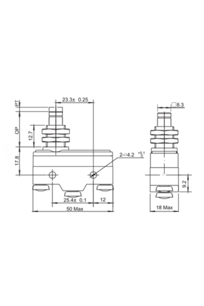 Gwest AZ-15GQ-B Mikro Switch - Thumbnail
