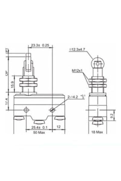 Gwest AZ-15GQ21-B Mikro Switch - Thumbnail
