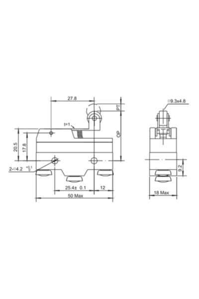 Gwest AZ-15GW22-B Mikro Switch - Thumbnail