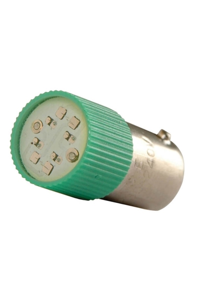 Gwest - Gwest BA9S Led Ampul 110V.AC-DC Yeşil Led Ampul