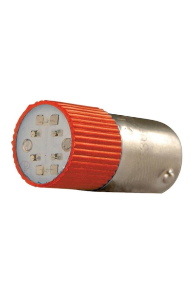 Gwest BA9S Led Ampul 220V.AC Kırmızı Led Ampul - Thumbnail