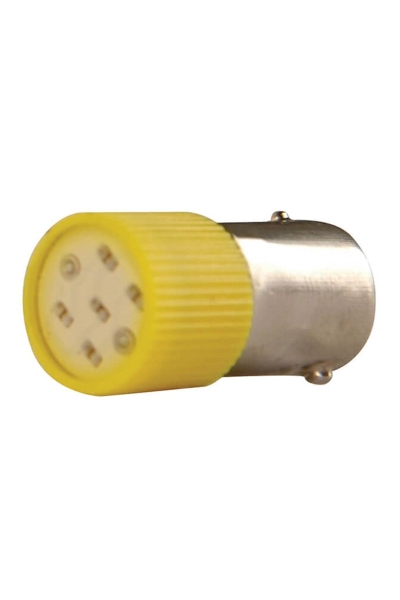Gwest BA9S Led Ampul 24V.AC-DC Sarı Led Ampul - Thumbnail