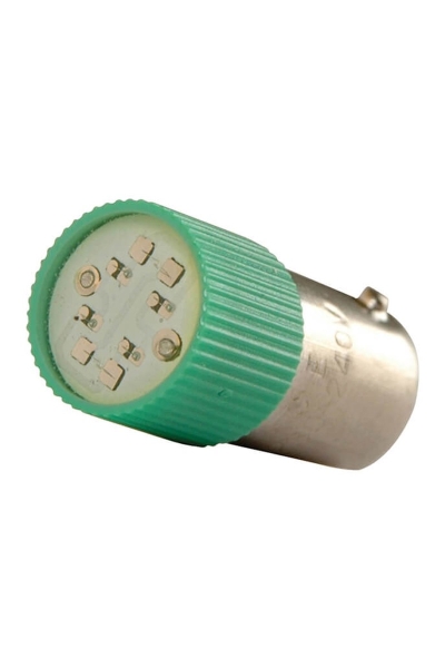 Gwest BA9S Led Ampul 24V.AC-DC Yeşil Led Ampul - Thumbnail