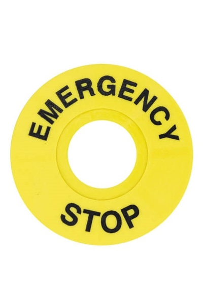 Gwest FD/60 60mm Acil Stop Etiketi - Thumbnail